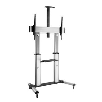   TECHLY ICA-TR24 gurulós teleszkópos padlóállvány, 60-100" LED/LCD kijelzőhöz