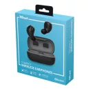 TRUST Bluetooth vezetékmentes fülhallgató 23555 (Nika Compact Bluetooth Wireless Earphones - black)