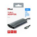 TRUST Hétfunkciós USB-C többportos adapter 23775 (Dalyx 7-in-1 USB-C Multiport Adapter)