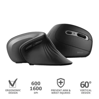   TRUST Ergonomikus vezeték nélküli egér 23507 (Verro Ergonomic Wireless Mouse)