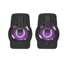 TRUST RGB LED-megvilágítású 2.0 hangszórókészlet 22948 (Gemi RGB 2.0 Speaker Set - black)