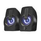 TRUST RGB LED-megvilágítású 2.0 hangszórókészlet 22948 (Gemi RGB 2.0 Speaker Set - black)