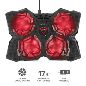   TRUST Gaming hűtőállvány 17,3" laptopokhoz 20817 (GXT 278 Yozu Laptop Cooling Stand)