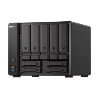   QNAP NAS 9 fiókos TS-h973AX-8G XEON 4x2,2GHz, 1x8GB RAM, 2x2.5G/1G/100M, 1x10GBASE-T (10G/5G/2.5G/1G/100M)