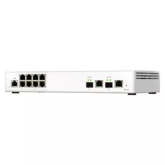   QNAP Switch QSW-M2108-2C 10-port, 8x2.5GbE, 2x10GbE SFP+/RJ45 Combo Ports,  Web Managed