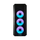 CHIEFTEC Ház Gaming Scorpion 3 ATX, 4x120mm RGB ventilátor, RGB vezérlő, Tápegység nélkül, Edzett Üveg, Fekete