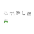 DAHLE Iratmegsemmisítő 23140 PaperSAFE® 140, 10 lap (A4/80gr), kapocs/kártya vágás, P-4/F-1/T-4/E-3, 3.5 m/min, 12 liter