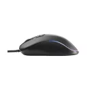 DELTACO GAMING Vezetékes Egér GAM-104, DM120 gaming mouse, RGB, 800-3200 DPI, 125 Hz, RGB LED, USB, black