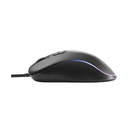 DELTACO GAMING Vezetékes Egér GAM-104, DM120 gaming mouse, RGB, 800-3200 DPI, 125 Hz, RGB LED, USB, black