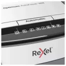 REXEL Iratmegsemmisítő, konfetti, 50 lap, "Optimum AutoFeed+ 50X"