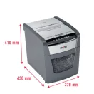 REXEL Iratmegsemmisítő, konfetti, 50 lap, "Optimum AutoFeed+ 50X"