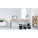 REXEL Iratmegsemmisítő, konfetti, 90 lap, "Optimum AutoFeed+ 90X"