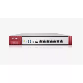   ZYXEL Tűzfal 2xWAN (1000Mbps) 4xLAN/DMZ (1000Mbps) + 1xSFP + 2xUSB + 1év UTM Bundle, USGFLEX200-EU0102F