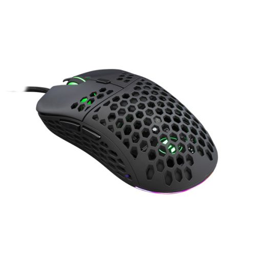 ESHARK NAGINATA gamer/esport egér, fekete