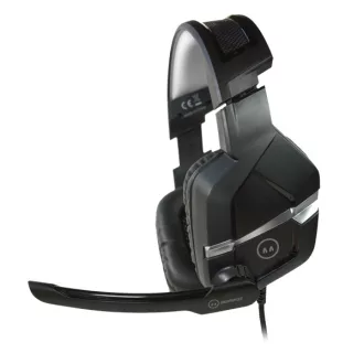   MARWUS GH602 vezetékes gaming headset LED világítással (2 × 3.5mm audio jack + USB táp, ergonomikus)