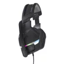 MARWUS GH602 vezetékes gaming headset LED világítással (2 × 3.5mm audio jack + USB táp, ergonomikus)