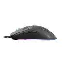 WHITE SHARK GM-5007B GALAHAD gamer egér, fekete, 6400 dpi