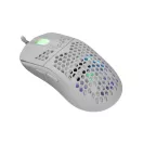 WHITE SHARK GM-5007W GALAHAD gamer egér, fehér, 6400 dpi