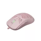 WHITE SHARK GM-5007P GALAHAD gamer egér, pink, 6400 dpi