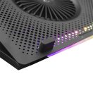 WHITE SHARK GCP-33 ICE MASTER Notebook hűtő, 5 ventillátor, + mobil tartó, 15.6"