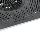 WHITE SHARK GCP-33 ICE MASTER Notebook hűtő, 5 ventillátor, + mobil tartó, 15.6"