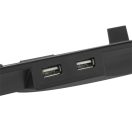 WHITE SHARK GCP-33 ICE MASTER Notebook hűtő, 5 ventillátor, + mobil tartó, 15.6"