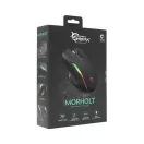 WHITE SHARK MORHOLT (GM-9009) gamer egér, 7D, fekete, 7200 dpi, RGB