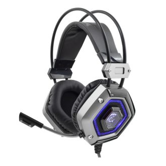 WHITE SHARK GH-1841 LION gaming fejhallgató, fekete/ezüst