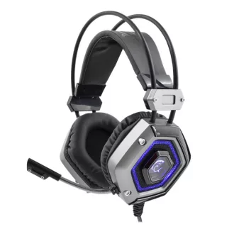 WHITE SHARK GH-1841 LION gaming fejhallgató, fekete/ezüst