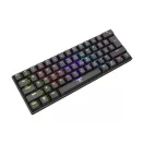 WHITE SHARK SHINOBI mechanikus (blue switch) gamer billentyűzet, fekete (angol)