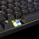 WHITE SHARK SHINOBI mechanikus (blue switch) gamer billentyűzet, fekete (angol)