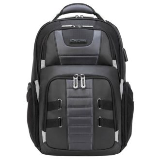   TARGUS Notebook hátizsák TSB956GL, DrifterTrek 11.6-15.6" Laptop Backpack with USB Power Pass-Thru - Black