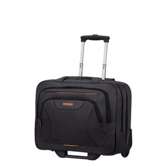   AMERICAN TOURISTER Gurulós Notebook táska 88533-1070, Rolling Tote 15.6" (Fekete/Narancssárga) -AT WORK