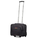 AMERICAN TOURISTER Gurulós Notebook táska 88533-1070, Rolling Tote 15.6" (Fekete/Narancssárga) -AT WORK