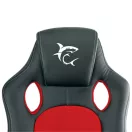 WHITE SHARK KINGS THRONE gamer szék fekete/piros