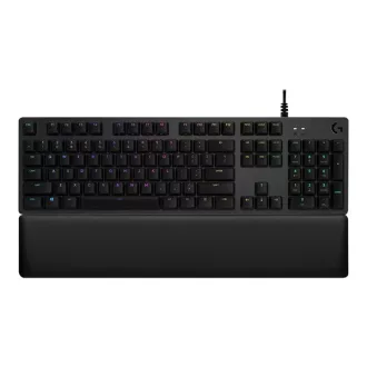   LOGITECH Billentyűzet - G513 Lightsync RGB Mechanikus Gaming Vezetékes (Tactile) GX Brown Carbon, US