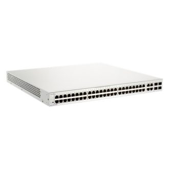   D-LINK Switch 48x1000Mbps + 4xGigabit kombó Fémházas, Menedzselhető, DBS-2000-52