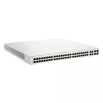   D-LINK Switch 48x1000Mbps + 4xGigabit kombó Fémházas, Menedzselhető, DBS-2000-52