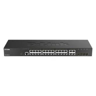   D-LINK Switch 24x1000Mbps + 4xGigabit SFP kombó Fémházas, Menedzselhető, DGS-2000-28