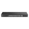 D-LINK Switch 24x1000Mbps + 4xGigabit SFP kombó Fémházas, Menedzselhető, DGS-2000-28
