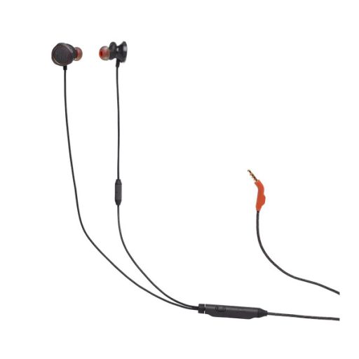 JBL Quantum 50 (Vezetékes, fülbe helyezhető gaming fülhallgató hangerő csúszkával és mikrofon némítással)