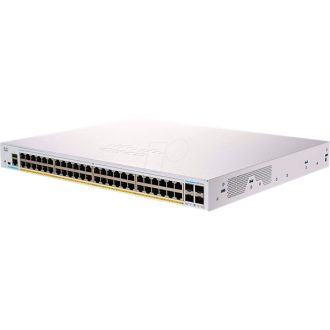   CISCO Switch 48x1000Mbps (POE+) + 4x1000Mbps SFP, Menedzselhető, Fémházas, Rackes - CBS250-48PP-4G-EU