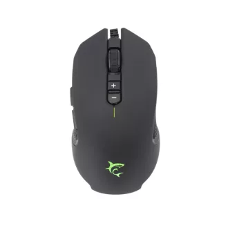   WHITE SHARK GRIFLET (GM-5011) gamer egér, 8D, fekete, 6400 dpi, RGB