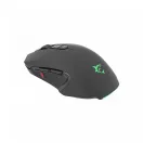 WHITE SHARK GRIFLET (GM-5011) gamer egér, 8D, fekete, 6400 dpi, RGB
