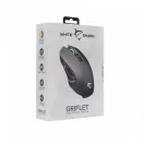 WHITE SHARK GRIFLET (GM-5011) gamer egér, 8D, fekete, 6400 dpi, RGB