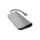 Satechi Aluminium Type-C Multi-Port Adapter (HDMI 4K,3x USB 3.0,MicroSD,Ethernet) - Space Grey