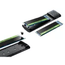 SANDBERG Merevlemez-tartozék, USB 3.2 Case for M.2+NVMe SSD