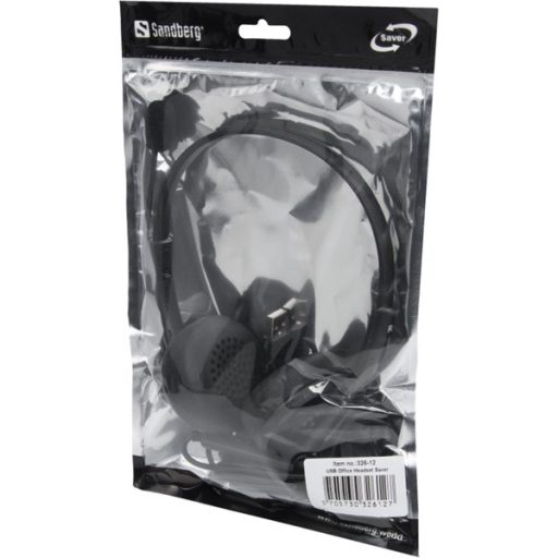SANDBERG Headset mikrofonnal, USB Office Headset Saver