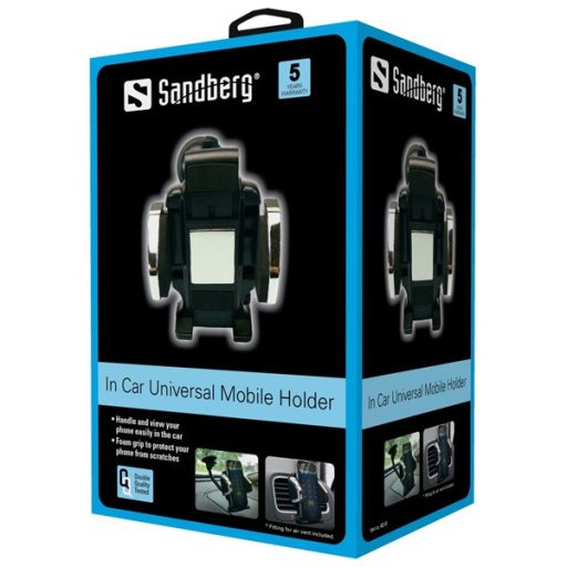 SANDBERG Tartó és állvány, In Car Universal Mobile Holder