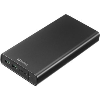   SANDBERG Hordozható akkumulátor, Powerbank USB-C PD 100W 38400